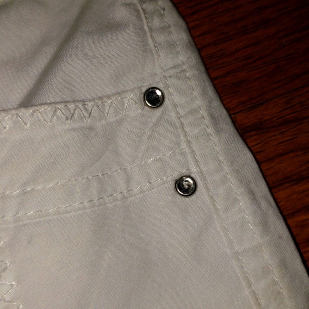 Roll Tab Shorts w/Bling! - Picture 3 of 8